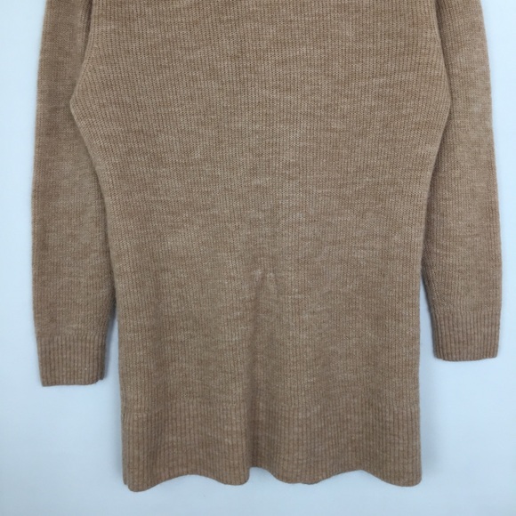 Quince Baby Alpaca Wool Long Cardigan Sweater Camel Tan Women’s Size Large - Picture 8 of 11